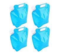 BESTOMZ Contenitore Acqua Portatile 5l 4 Pezzi in PE Resistente e Leggero per Campeggio e Sport Outdoor Grande capacità e Manico Ergonomico