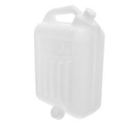 BESTOMZ Contenitore Plastica per Alimenti 5l Bianco con Bocca Larga e | PE Alimentare Certificato, Tappo a Vite Ermetico, Trasporto Liquidi Sfusi, per Olio Cucina e Acqua