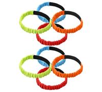 BESTOMZ Fasce Elastiche per Giochi di Corsa a Tre Gambe 8 Pezzi Oxford e Gomma, Altamente Elastiche e Facili da Pulire per Attività di Team-building