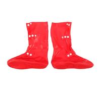 BESTOMZ Ghette da Trekking Impermeabili Rosse Alte Taglia 38-39, Copriscarpe Antiscivolo per Sabbia Chiusura Regolabile, Protezione Resistente per Escursionismo all’Aperto e attività