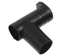 BESTOMZ Giunto a 90° per Appendiabiti Nero, Connettore per Bastoncino per Vestiti, Supporto Terminale per Asta Armadio, Kit Accessori Stendibiancheria per Uso Interno e Esterno, Montaggio