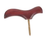 BESTOMZ Manico in Legno per Bastone da Passeggio Pomello Lucido e Testa di Canna Fatta a Mano, Accessorio per Camminare e Uso Esterno