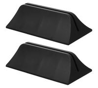 BESTOMZ Morsetti Divisori da Scrivania in Plastica Regolabili, Clip Schermo Ufficio per Fissaggio Stabile Pannelli Divisori, Set 2 Pezzi per Postazioni Lavoro e Separatori Privacy