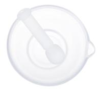 BESTOMZ Mortaio in Vetro con Pestello per Macina Spezie e Sostanze, Leggero e Portatile, per Laboratorio e Cucina, Set 1 Pezzo Stili multipli
