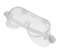 BESTOMZ Occhiali in Plastica Trasparenti di Antiappannamento Cinturino Elastico Ergonomico per Protezione da Vento e Sostanze Chimiche in e