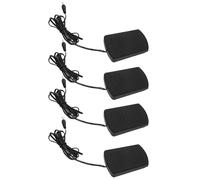 BESTOMZ Pedale Macchina da Cucire con Cavo 149 per Mini Domestica 4 Pezzi | Controllo Stabile e Feedback Chiaro, Base Antiscivolo in PVC e Ferro, Funzionamento a Mani Libere, Nero