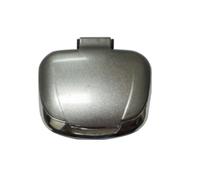 BESTOMZ Posacenere per Auto con Luce LED Portatile Resistente al Fuoco in Plastica e Metallo con Nastro Adesivo per Uso Notturno in Auto