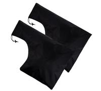 BESTOMZ Sacco Aspiratore per Soffiatore di Foglie 2 Pezzi Nero Oxford Resistente Cordoncino Regolabile, Borsa Porta-Foglie per Giardinaggio Esterno e Raccolta Foglie Cadute