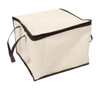 BESTOMZ Scatola di Lievitazione per Impasto Beige Contenitore per Impasto Pizza e Pane, 50 in Plastica, Alluminio e Tessuto, Controllo Preciso, per Uso Domestico in Cucina
