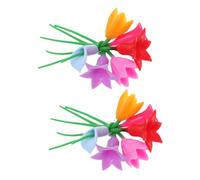 BESTOMZ Segna Bicchiere a Forma di Fiore in Silicone, 12 Pezzi