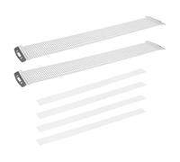 BESTOMZ Set 2 Cinghie per Rullante Trasparenti 4 Tiranti, Striscia per Batteria Jazz 13x2,2", Accessori per Strumenti a Percussione, Regolazione Accordatura e Stabilità per Esibizioni