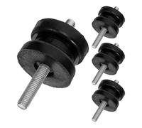 BESTOMZ Set 4 Pezzi Cuscinetti Antivibranti in Gomma Doppia Vite, Ammortizzatori Motore Auto e Silent Block Compressore, Supporti Antiurto Silenziosi per Generatori Veicoli,