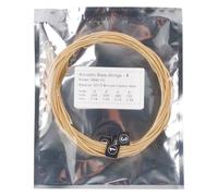 BESTOMZ Set Corde per Basso Acustico 4 Corde in Acciaio al Carbonio Resistenti, Sostituzione Semplice e Suono Potente per Strumenti Musicali Acustici