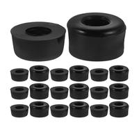 BESTOMZ Set da 10 Cuscinetti Ammortizzanti per Pattini a Rotelle in Poliuretano, Boccole Comfort Verdi per Skateboard, Accessori Assorbimento Urti per Pattinaggio Sportivo Adulti