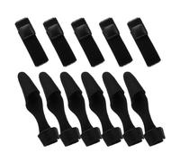 BESTOMZ Set da 10 Pezzi Copri-Punte Elastici per Canna da Pesca Cappucci Protettivi e Cinghie di Fissaggio, Protezione Riutilizzabile per Canne da Pesca in Acqua Salata, Accessori