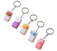 BESTOMZ Set da 5 Mini Cucitrici Portachiavi a Forma di Animali, Spillatrice Portatile Piccola per Studenti e Ufficio, Cucitrice Manuale Resistente per Casa e Scuola, Accessorio