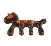 BESTOMZ Spazzola Massaggiante per Capelluto Riduce la Tensione e Massaggia la in Legno a Forma di Unicorno per Celebrazioni e Regali Pratici