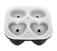 BESTOMZ Stampo Forme a Rosa e Cuore in Silicone Riutilizzabile per Cubetti di Ghiaccio Leggero per DIY Fruit Ice e Uso in Cucina