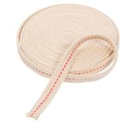 BESTOMZ Stoppino in Cottone Beige per Lampada a Olio e Lanterna, Lunghezza 1 Metro, Compatibile con Bruciatori a Cherosene, per Illuminazione di Riserva