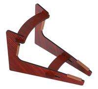 BESTOMZ Supporto per Chitarra e Ukulele e Design Pieghevole in Legno Marrone Forte Supporto per Esposizione e Conservazione a Casa in Negozio