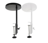 BESTOMZ Supporto per Mensole per Piante da Finestra in Metallo Regolabile 2 Pezzi, Mensola da Davanzale Morsetto Resistente alle Intemperie per Giardino Interno ed Esterno, Vassoio