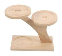 BESTOMZ Supporto per Piante a Livelli in Legno Robusto, Tavolino da Finestra Portavasi per Piante da Interno, Mensola Rustica per Balcone e Soggiorno, Scaffale Decorativo per Vasi