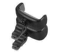 BESTOMZ Supporto per Smartphone da Auto Rotazione 360° 2 Pezzi Uso una Mano in Plastico Nero Clip per Bocchetta Aria per Guida Sicura e Comoda