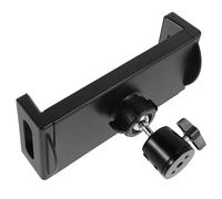 BESTOMZ Supporto per Spartiti Musicali con Clip per Tablet e Dispositivi, Pieghevole in Plastica e Metallo, Compatibile con Studi di Registrazione e Borse, Colore Nero