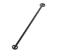 BESTOMZ Supporto per Tracolla Sax Soprano in Metallo Nero Design a Quattro Fori, Compatibilità per Sassofono, Riduce L'affaticamento della Spalla, per Professionisti e Principianti