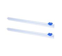 BESTOMZ Tagliapellicola Lama Efficiente in Plastica Resistente per Alimenti 2 Dispenser Scorrevole per Hotel e Regali di