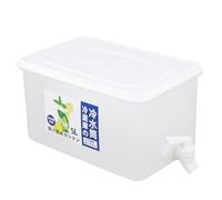 BESTOMZ Tanica per Acqua da 5l con Rubinetto Bianco, Contenitore Resistente per Uso Domestico e attività Outdoor Come Campeggio, Escursionismo e Picnic, Serbatoio Leggero e Antigoccia