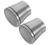BESTOMZ Tappo Macina Spezie Manuale in Acciaio Inox 2 Pezzi, Coperture Superiori per Macina Sale e Pepe, Accessori da Cucina Compatti, per Cucina e Macinazione Manuale di Spezie