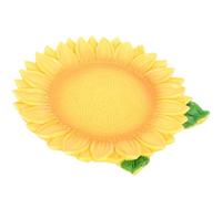 BESTOMZ Vassoio Decorativo Girasole in Piatto Multiuso per Frutta Snack e Gioielli Porta Spuntini e Porta Gioielli per Casa come Regalo Originale e Pratico