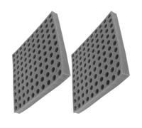 BESTOMZ Vassoio per Germogli e Spugna da Piantagione Concava Nera 2 Pezzi, Substrato Idroponico Senza Terra per Coltivazione di Semi e Verdure sul Balcone