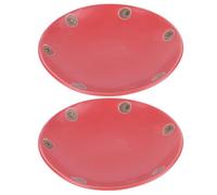 BESTOMZ Vassoio per Vasi di Piante in Ceramica Spesso 11 CM, Set 2 Pezzi Antigoccia per Piante Grasse da Interno e Balcone Stile Casuale