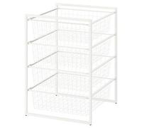BestOnlineDeals01 JONAXEL Telaio con cestini in ferro, 50x51x70 cm per uso domestico e ufficio. Sistema JONAXEL. Sistemi di soluzioni di storage. Archiviazione e organizzazione. Ecologico.