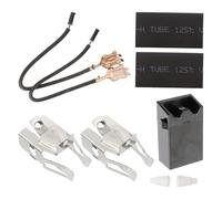 BESTonZON 1 Set Accessori Per Forno Presa Del Bruciatore Kit Presa Bruciatore Corredo Del Recipiente Kit Recipiente Forno in Metallo Morsettiera Connettore Scaldabagno Abs