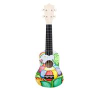 BESTonZON 1 Set chitarra fatta in casa portatile light Ukulele graffiti guitar abito kit chitarra fai da te crea il tuo kit per ukulele di legno suite Pacchetto materiale artigianato bambino
