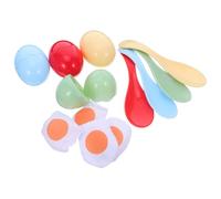 BESTonZON 1 set di attrezzature per l'equilibrio dei bambini: kit per la corsa con uova e cucchiai per giochi all'aperto e al chiuso - Migliora il coordinamento e le abilità fisiche
