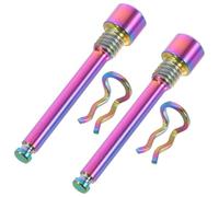 BESTonZON 1 Set di bulloni per pastiglie Freno a Disco: Viti e perni per pastiglie Freno in Lega per Mountain Bike, Adattatore per Montaggio su Disco per Bicicletta, bullone Fisso, Accessori per Viti
