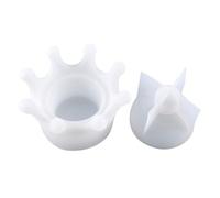 BESTonZON 1 set di stampi a : stampo per scatola in resina con coperchio - stampo in silicone per barattoli portaoggetti a per colata epossidica, portagioie, portacandele e artigianato fai da te