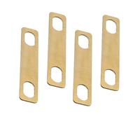 BESTonZON 1 Set distanziatore del manico della chitarra piastra di giunzione del manico della chitarra collo di chitarra in metallo strumento musicale guitar spessori in ottone a spessore