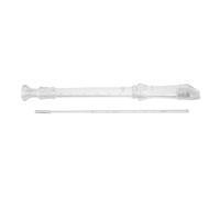 BESTonZON 1 Set Registratore trasparente a 8 fori flauto facile flauto soprano strumento musicale dolce soprano per supporto per dolce addominali Transparent