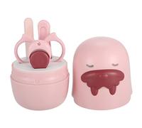 BESTonZON 1 Set Set Di Forbicine Per Unghie Tagliaunghie Per Bambino Tagliaunghie Per Neonati Tagliaunghie Per Bambini Kit Unghie Forbici Per Bambini Kit Manicure Rosa Acciaio Inossidabile