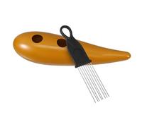 BESTonZON 1 Set Strumento di raschiatura seminatrice da tavolo mini seminatrice Strumento musicale per Giocattolo interattivo Giocattolo per guiro con raschietto Metallo