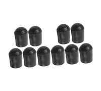 BESTonZON 10 Pezzi Accessori per violoncello tappo terminale del contrabbasso comodo terminale dei bassi Puntale per contrabbasso Puntale in gomma per contrabbasso gomma da cancellare Black