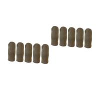 BESTonZON 10 Pezzi Guanti Medicali Per Dita Di Primo Soccorso Manicotti Antisudore Manicotti Per Dita Antiscivolo Manicotti Per Pollice Per Lettini Per Dita Lettino Antisudore Manicotti Per