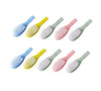 BESTonZON 10 Pezzi piccola spazzola per nido Accessori pannolini piccolo shampoo parà spazzolino setole morbide comoda spazzola per per rifornimento del nylon