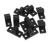 BESTonZON 10 Pezzi Staffa Angolare in Alluminio per Profili Montaggio Rapido e Resistente alle Intemperie, Spessore 5mm e Fori da 5,5mm per Strutture Industriali e Mobili Fai-da-te