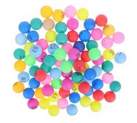 BESTonZON 100 Palline della Lotteria Numerate da 1 a 100 in Plastica da 4 CM Colorate e senza Cuciture per Giochi di Bingo Decorazioni per Feste e Attività di Gruppo per Tutte le Età